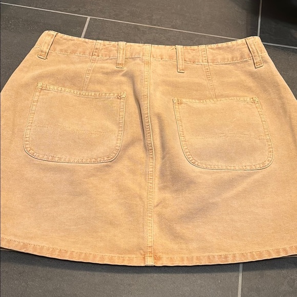 Hudson viper denim Tan Mini Skirt sz 28 - Picture 5 of 5